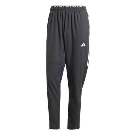 Men Own The Run 3-Stripes Joggers, Black, A701_ONE, large image number 2