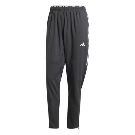 Men Own The Run 3-Stripes Joggers, Black, A701_ONE, large image number 3