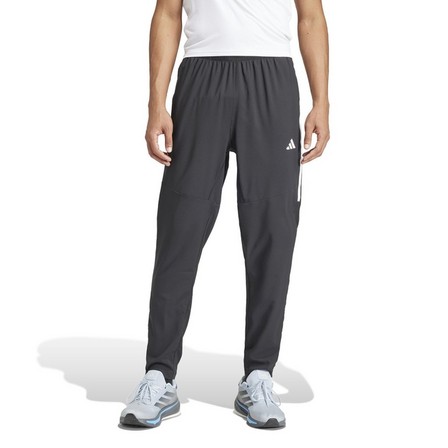 Men Own The Run 3-Stripes Joggers, Black, A701_ONE, large image number 8