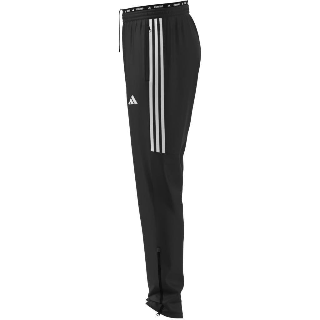 adidas - Men Own The Run 3-Stripes Joggers, Black