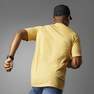 Men Own The Run 3-Stripes T-Shirt, Yellow, A701_ONE, thumbnail image number 7