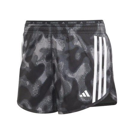 Women Own The Run 3-Stripes Allover Print Shorts, Grey, A701_ONE, large image number 1