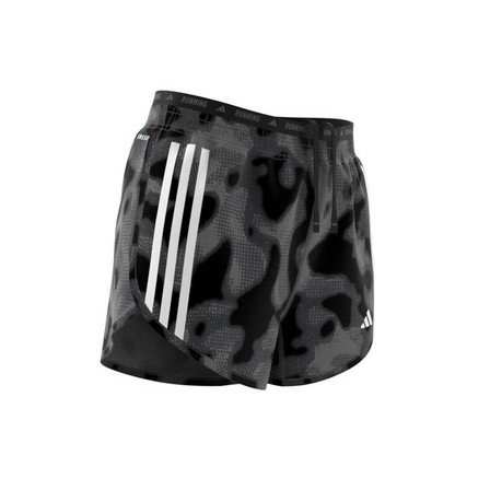 Women Own The Run 3-Stripes Allover Print Shorts, Grey, A701_ONE, large image number 11