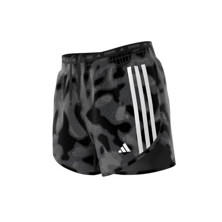 Women Own The Run 3-Stripes Allover Print Shorts, Grey, A701_ONE, large image number 13