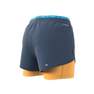 Women Own The Run 3-Stripes 2-In-1 Shorts, Blue, A701_ONE, thumbnail image number 6
