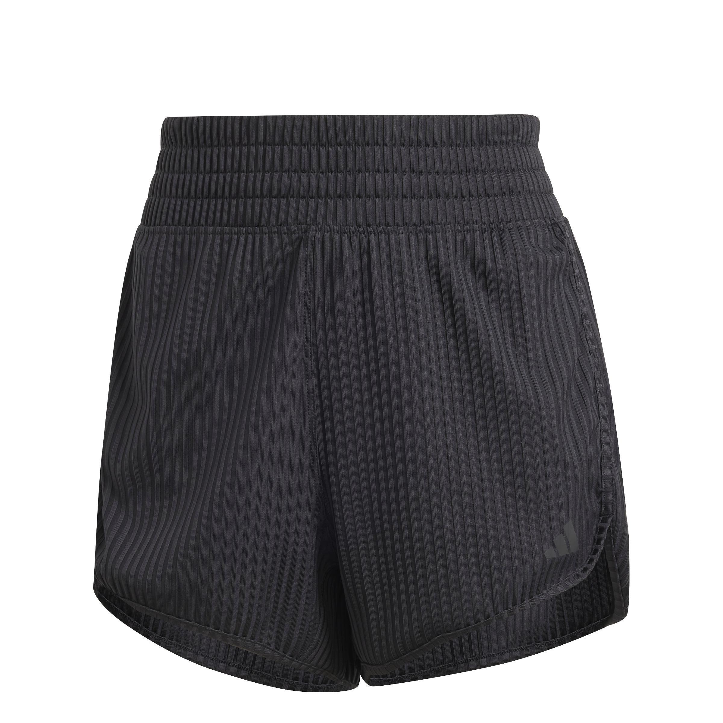 Pacer All Gym Seasonal Rib High-Rise Tonal 3-Stripes Shorts, Multicolour, , large image number 1