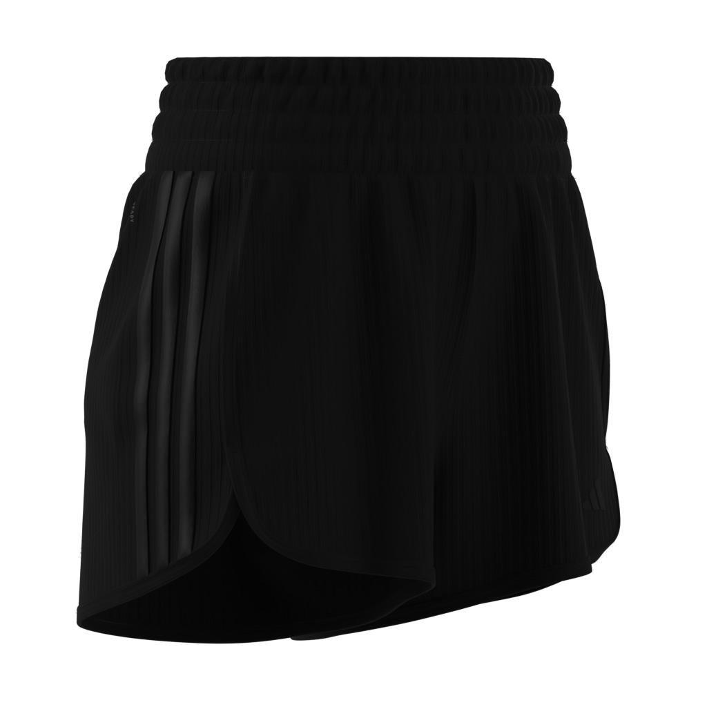 Pacer All Gym Seasonal Rib High-Rise Tonal 3-Stripes Shorts, Multicolour, , large image number 8
