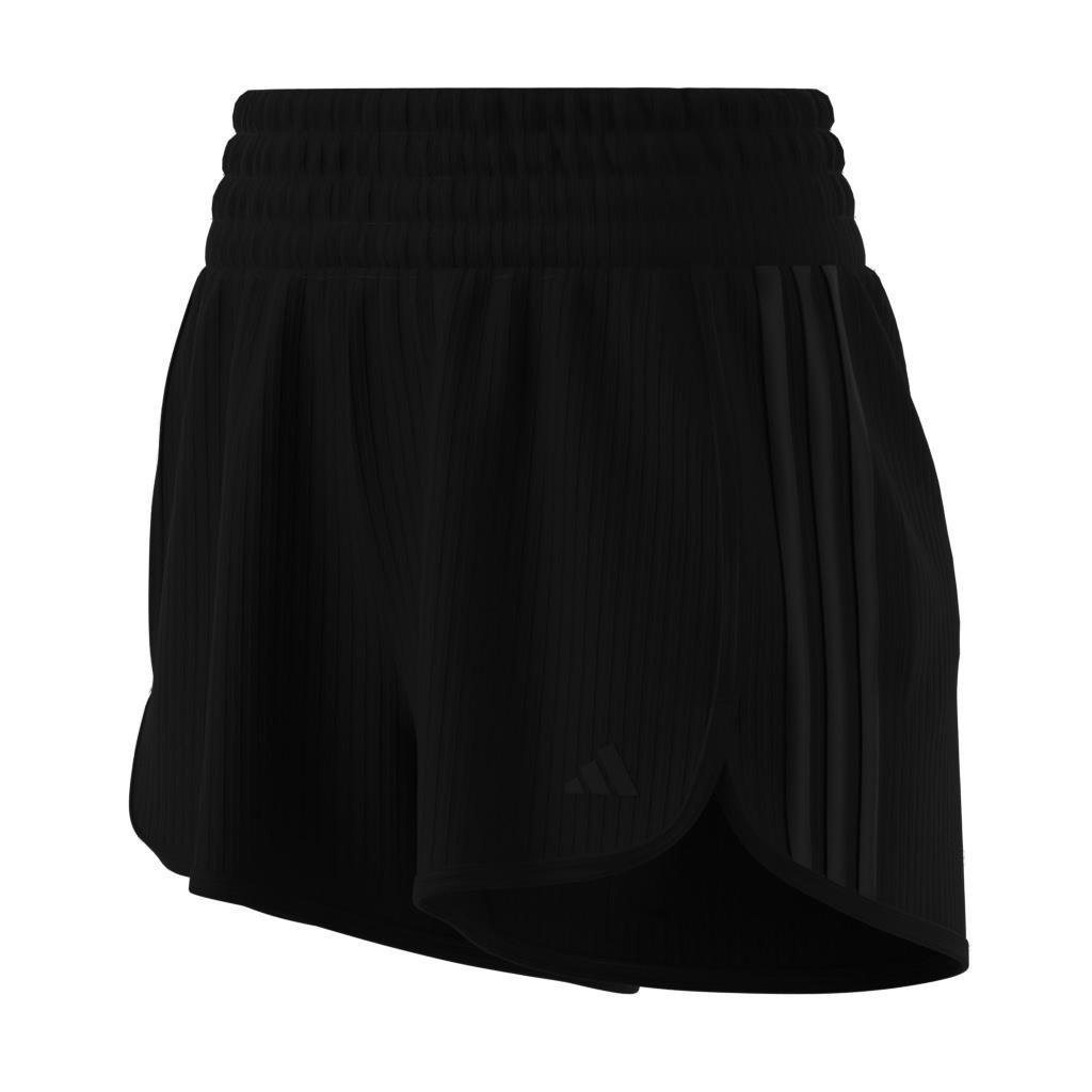 Pacer All Gym Seasonal Rib High-Rise Tonal 3-Stripes Shorts, Multicolour, , large image number 10