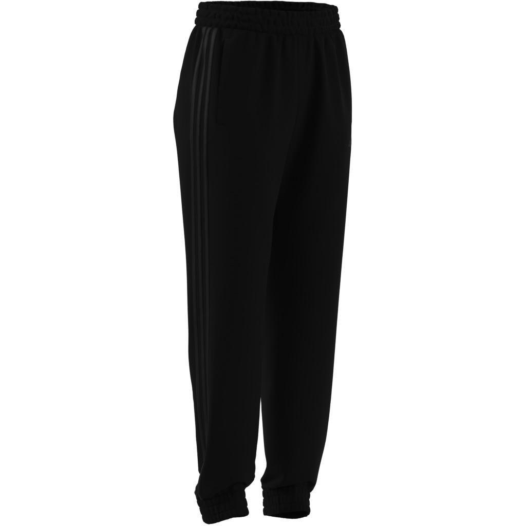 Women Pacer All Gym 3-Stripes Woven Mid-Rise Joggers, Multicolour, A701_ONE, large image number 7