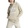 Female Trefoil Hoodie, Beige, A701_ONE, thumbnail image number 0
