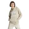 Female Trefoil Hoodie, Beige, A701_ONE, thumbnail image number 1