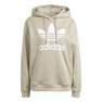 Female Trefoil Hoodie, Beige, A701_ONE, thumbnail image number 2