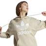 Female Trefoil Hoodie, Beige, A701_ONE, thumbnail image number 5