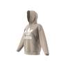 Female Trefoil Hoodie, Beige, A701_ONE, thumbnail image number 9