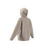 Female Trefoil Hoodie, Beige, A701_ONE, thumbnail image number 11