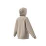 Female Trefoil Hoodie, Beige, A701_ONE, thumbnail image number 12