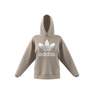 Female Trefoil Hoodie, Beige, A701_ONE, thumbnail image number 14
