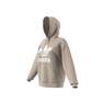 Female Trefoil Hoodie, Beige, A701_ONE, thumbnail image number 43