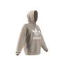 Female Trefoil Hoodie, Beige, A701_ONE, thumbnail image number 45