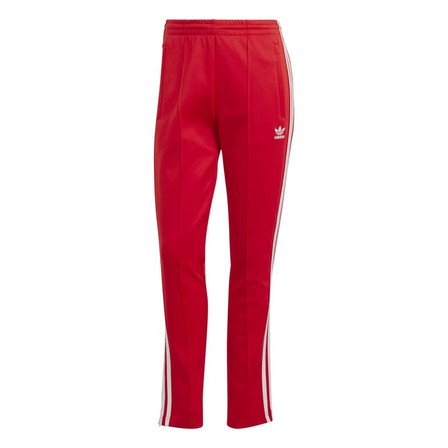 Women Adicolor Sst Tracksuit Bottoms, Red, A701_ONE, large image number 0