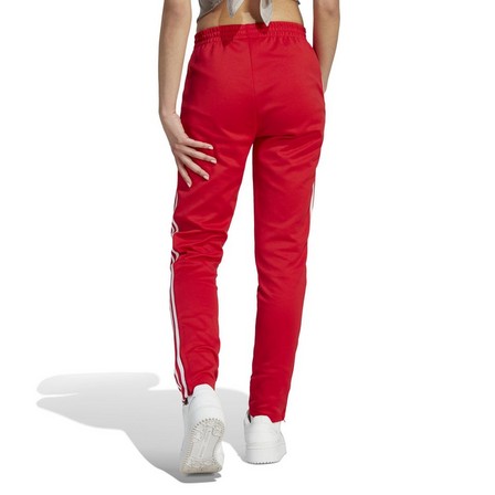 Women Adicolor Sst Tracksuit Bottoms, Red, A701_ONE, large image number 2