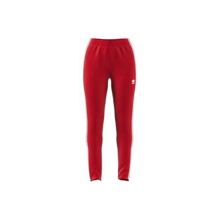 Women Adicolor Sst Tracksuit Bottoms, Red, A701_ONE, large image number 6