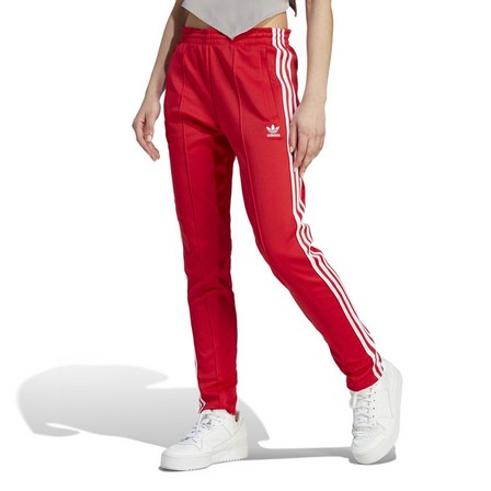 Women Adicolor Sst Tracksuit Bottoms, Red, A701_ONE, large image number 9