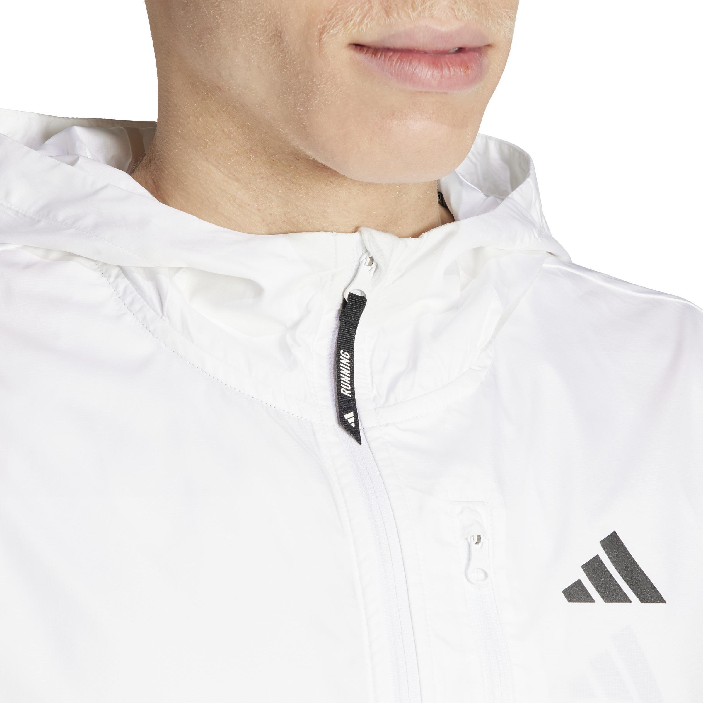 Men Own The Run Jacket, White, A701_ONE, large image number 5