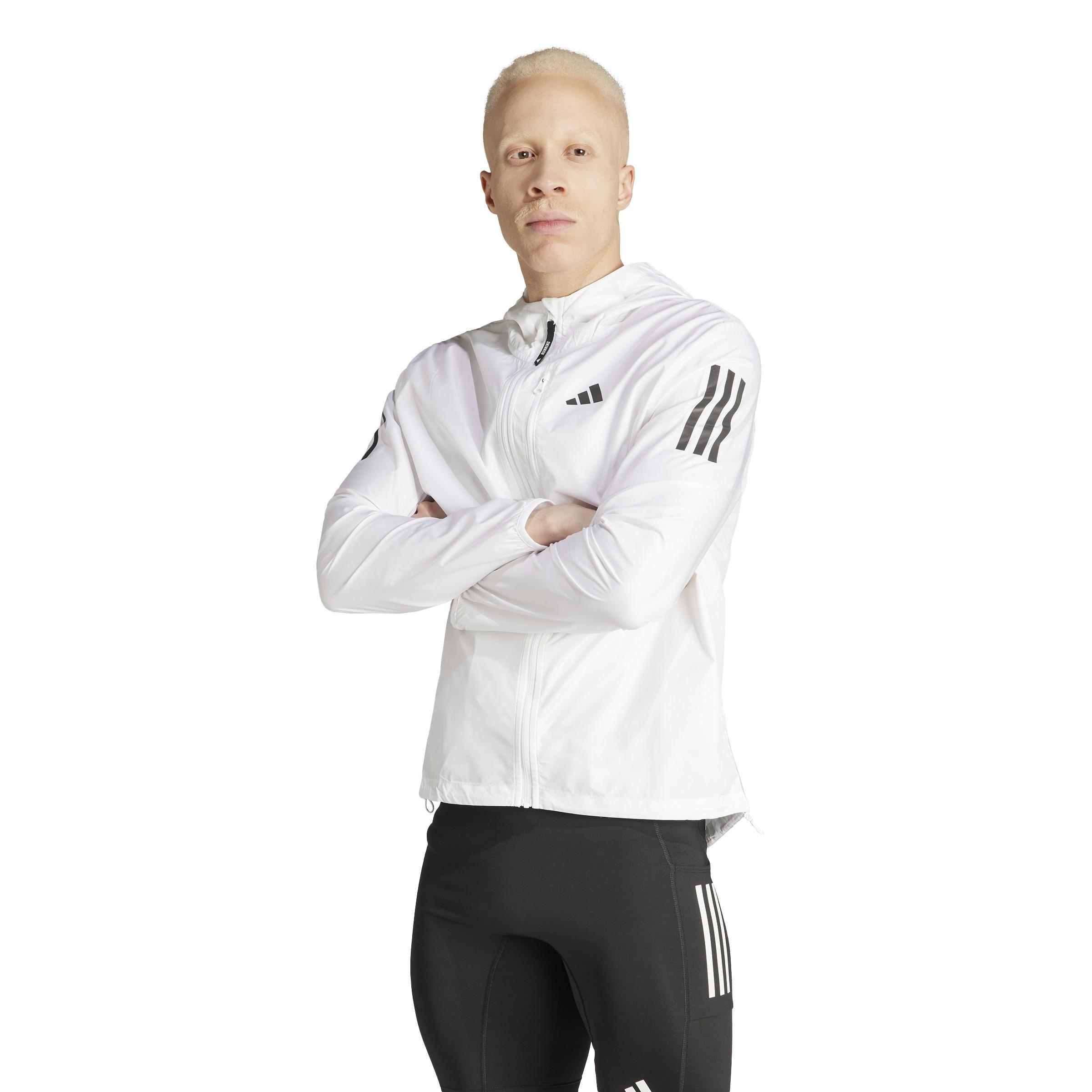 Men Own The Run Jacket, White, A701_ONE, large image number 6