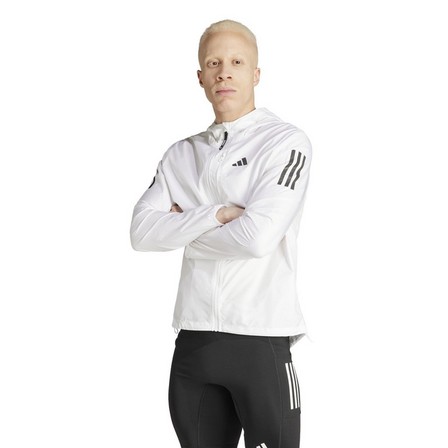 Men Own The Run Jacket, White, A701_ONE, large image number 14