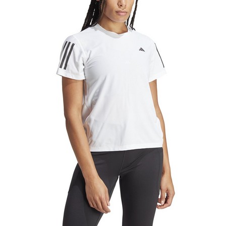 Women Own The Run T-Shirt, White, A701_ONE, large image number 0
