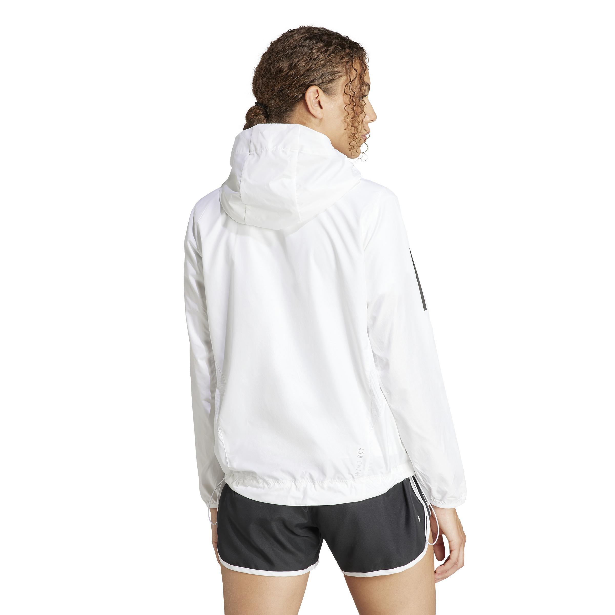 Own The Run Jacket, White, A701_ONE, large image number 3