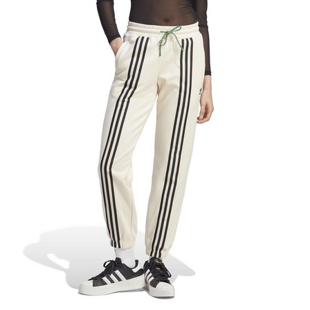 Women Adicolor 70S 3-Stripes Joggers, White, A701_ONE, large image number 2