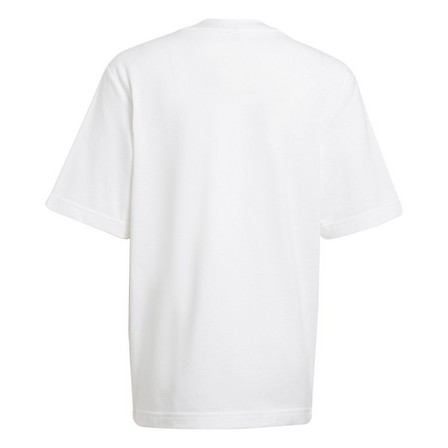Unisex Kids Future Icons Logo Pique T-Shirt, White, A701_ONE, large image number 4
