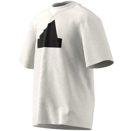 Unisex Kids Future Icons Logo Pique T-Shirt, White, A701_ONE, large image number 10