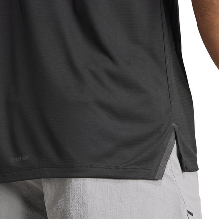 Men Designed For Training Adistrong Workout T-Shirt, Black, A701_ONE, large image number 6