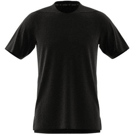 Men Designed For Training Adistrong Workout T-Shirt, Black, A701_ONE, large image number 8