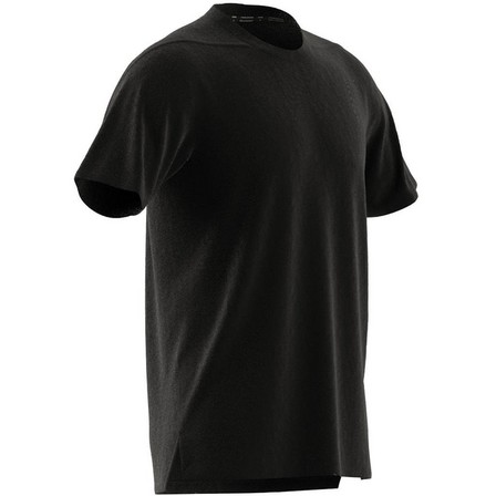 Men Designed For Training Adistrong Workout T-Shirt, Black, A701_ONE, large image number 10