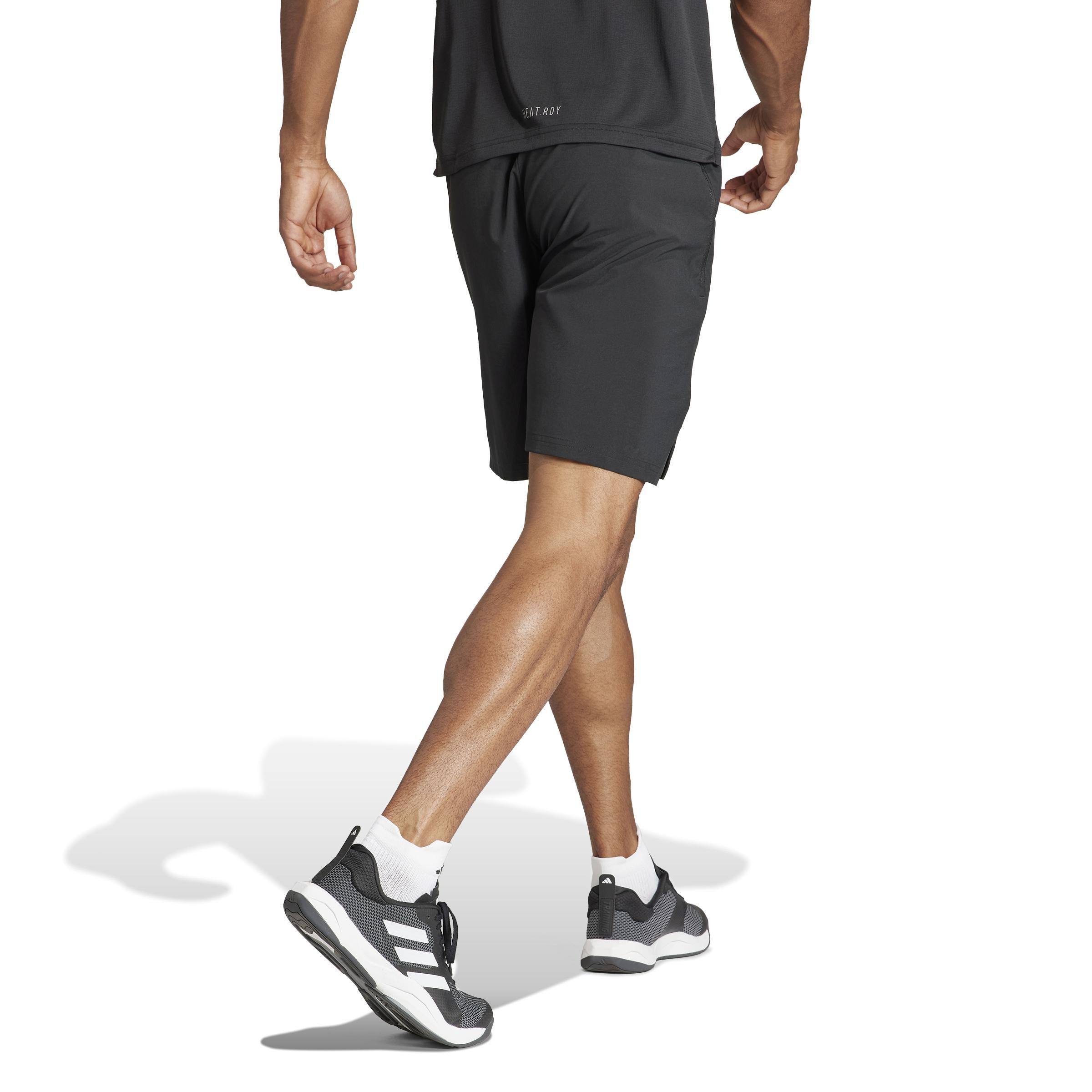 Designed for Training Workout Shorts, Black, A701_ONE, large image number 2