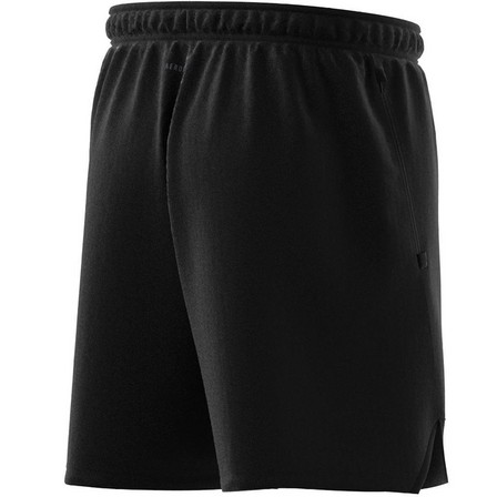 Men Designed For Training Workout Shorts, Black, A701_ONE, large image number 4
