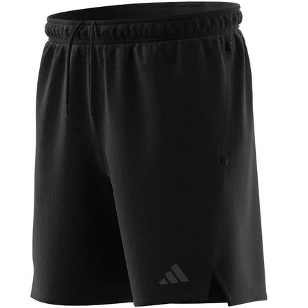Men Designed For Training Workout Shorts, Black, A701_ONE, large image number 5