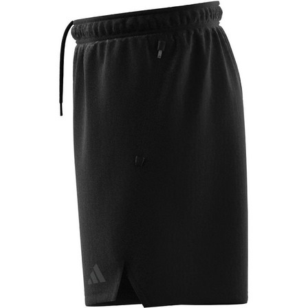 Men Designed For Training Workout Shorts, Black, A701_ONE, large image number 8