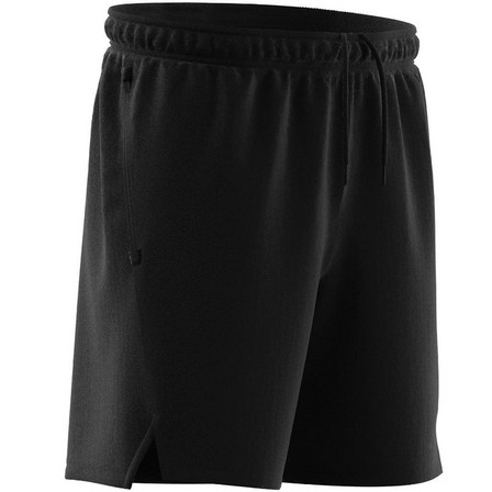 Men Designed For Training Workout Shorts, Black, A701_ONE, large image number 9