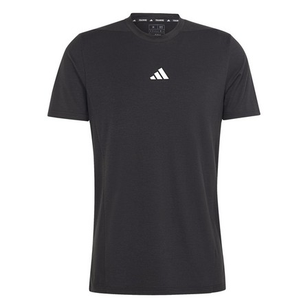 Men Designed For Training Workout T-Shirt, Black, A701_ONE, large image number 3