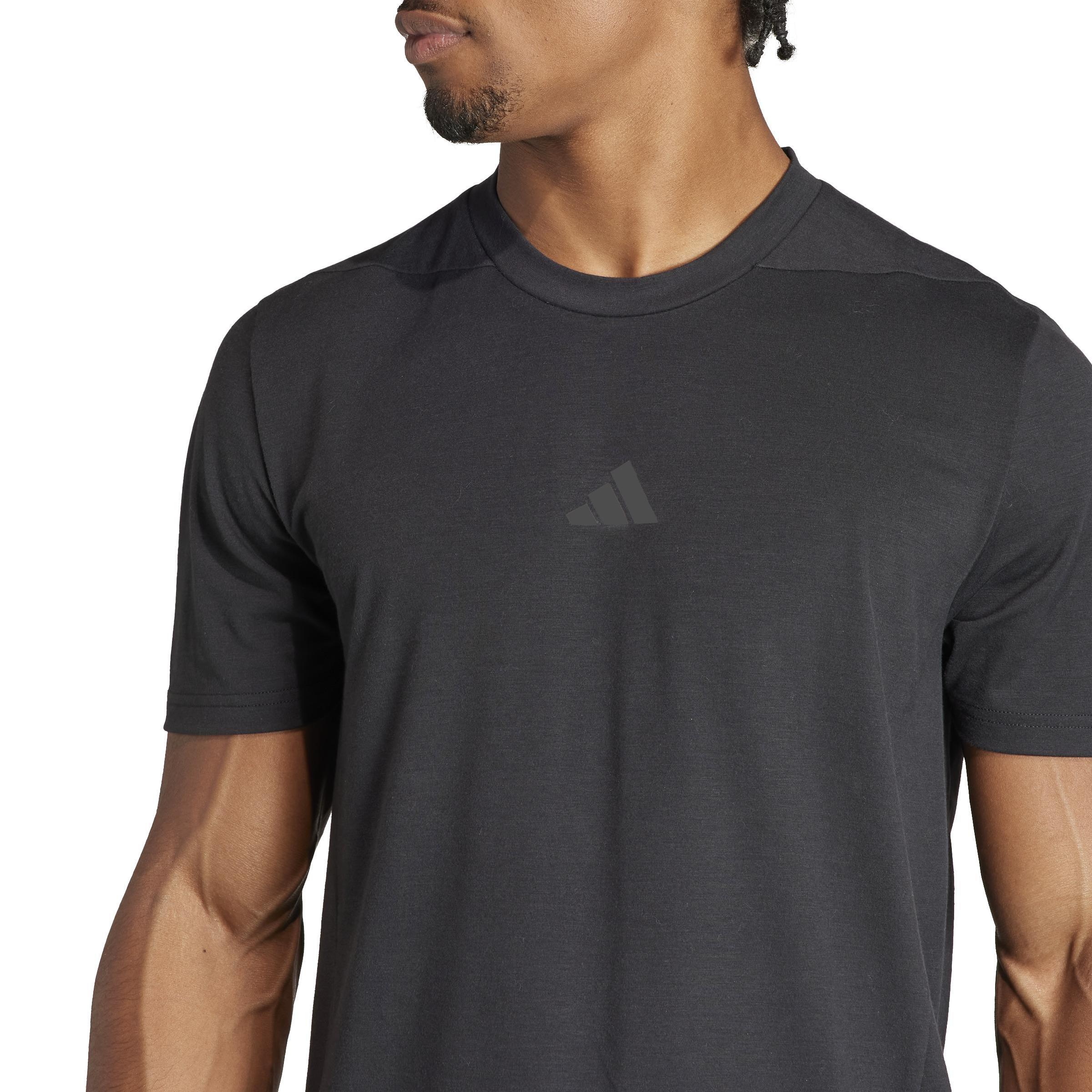 Designed for Training Workout T-Shirt, Black, , large image number 5