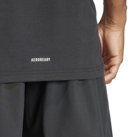 Men Designed For Training Workout T-Shirt, Black, A701_ONE, large image number 6