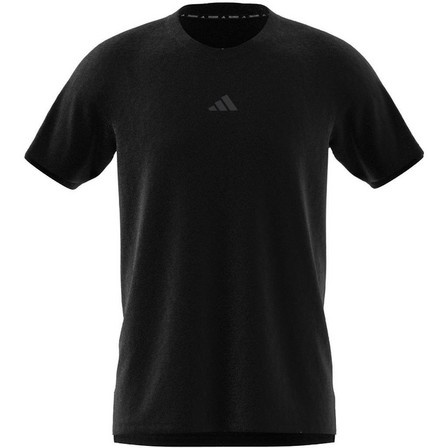 Men Designed For Training Workout T-Shirt, Black, A701_ONE, large image number 10