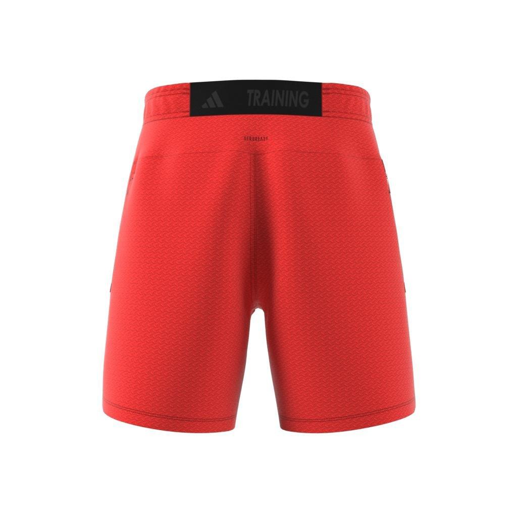 Men Workout Knurling Shorts, Orange, A701_ONE, large image number 13