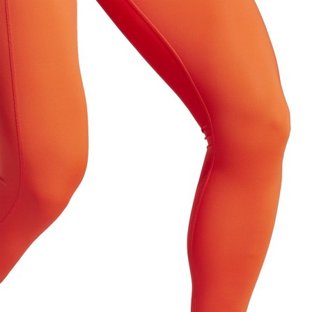 Women Optime Power 7/8 Leggings, Orange, A701_ONE, large image number 4