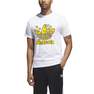 Men Collegiate Stacked Trefoil T-Shirt, White, A701_ONE, thumbnail image number 2